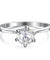 1 Carat Simulated Diamond Engagement Sterling 925 Silver Ring-Bijoux Pour Elle