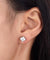 1 Carat Princess Cut Simulated Diamond 925 Sterling Silver Stud Earrings Jewelry-Bijoux Pour Elle