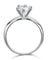 1 Carat Simulated Diamond Engagement Sterling 925 Silver Ring-Bijoux Pour Elle