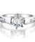 1.25 Carat Round Cut Simulated Diamond 925 Sterling Silver Wedding Engagement Ring-Bijoux Pour Elle