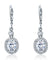 1.5 Carat Oval Cut Simulated Diamond 925 Sterling Silver Dangle Earrings-Bijoux Pour Elle