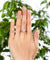 1.5 Carat Princess Fancy Pink Simulated Diamond 925 Sterling Silver Wedding Engagement Ring-Bijoux Pour Elle