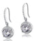 1.5 Carat Round Cut Simulated Diamond 925 Sterling Silver Dangle Earrings-Bijoux Pour Elle