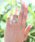 2 Carat Simulated Diamond 925 Sterling Silver Wedding Engagement Ring-Bijoux Pour Elle