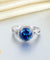 3 Carat Navy Blue Stone 925 Sterling Silver Wedding Engagement Luxury Ring Promise Anniversary-Bijoux Pour Elle