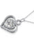 3 Carat Simulated Diamond 925 Sterling Silver Heart Pendant Necklace-Bijoux Pour Elle