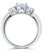 3 Stone Simulated Diamond Sterling 925 Silver Ring-Bijoux Pour Elle