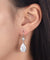 4 Carat Pear Cut Simulated Diamond 925 Sterling Silver Dangle Earrings-Bijoux Pour Elle