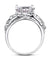 4 Carat Pear Simulated Diamond 925 Sterling Silver Wedding Anniversary Ring Luxury Jewelry-Bijoux Pour Elle