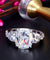 5 Carat Solid 925 Sterling Silver Ring Three-Stone Pageant Luxury Jewelry Simulated Diamond-Bijoux Pour Elle