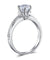 6 Claws 925 Sterling Silver Wedding Promise Engagement Ring 1.25 Ct Simulated Diamond Jewelry-Bijoux Pour Elle