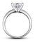 6 Claws Simulated Diamond Engagement Ring 925 Sterling Silver Classic-Bijoux Pour Elle