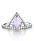 925 Sterling Silver 0.6ct Drop Opal Ring-Bijoux Pour Elle