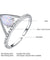 925 Sterling Silver 0.6ct Drop Opal Ring-Bijoux Pour Elle