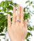 925 Sterling Silver Bridal Engagement Ring 2 Carat Simulated Diamond Jewelry-Bijoux Pour Elle