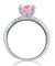 925 Sterling Silver Bridal Engagement Ring 2 Carat Simulated Diamond Jewelry-Bijoux Pour Elle