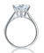925 Sterling Silver Wedding Engagement Ring 3 Carat Simulated Diamond Jewelry-Bijoux Pour Elle