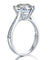 925 Sterling Silver Wedding Engagement Ring 3 Carat Simulated Diamond Jewelry-Bijoux Pour Elle