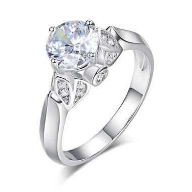 925 Sterling Silver Wedding Promise Anniversary Ring 1.25 Ct Simulated Diamond Jewelry-Bijoux Pour Elle
