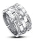 925 Sterling Silver 1 cm Band Wedding Anniversary Ring-Bijoux Pour Elle