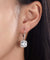 925 Sterling Silver Bridal Wedding Earrings Brilliant Simulated Diamond-Bijoux Pour Elle