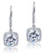 925 Sterling Silver Bridal Wedding Earrings Brilliant Simulated Diamond-Bijoux Pour Elle