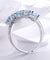 925 Sterling Silver Natural Blue Topaz Ring-Bijoux Pour Elle