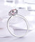 925 Sterling Silver Oval Classic Pink Created Sapphire Rings-Bijoux Pour Elle