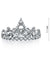 925 Sterling Silver Ring Crown Shape Simulated Diamond for Lady Trendy Stylish-Bijoux Pour Elle