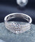 925 Sterling Silver Wedding Band Ring Set 3-Pieces Anniversary Simulated Diamond-Bijoux Pour Elle