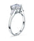 925 Sterling Silver Wedding Engagement Promise Ring 2 Carat Heart Jewelry Simulated Diamond-Bijoux Pour Elle