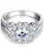 Art Deco Vintage style 925 Sterling Silver Wedding Ring 1.25 Ct Simulated Diamond Promise Anniversary-Bijoux Pour Elle