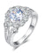 Art Deco Vintage style 925 Sterling Silver Wedding Ring 1.25 Ct Simulated Diamond Promise Anniversary-Bijoux Pour Elle