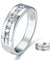 Men's Wedding Band Sterling 925 Silver Simulated Diamond Ring-Bijoux Pour Elle