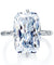 Solid 925 Sterling Silver Luxury Ring Solitaire 8.5 Carat Wedding Engagement Party Pageant Jewelry-Bijoux Pour Elle