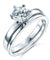 Sterling 925 Silver 1.25 Carat Simulated Diamond 2-Pc Ring Set-Bijoux Pour Elle