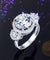 Three-Stone 925 Sterling Silver Promise Engagement Ring Vintage Victorian Art Deco 3.5 Ct Simulated Diamond-Bijoux Pour Elle