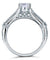 Vintage Style 1 Carat Simulated Diamond 925 Sterling Silver Bridal Wedding Engagement Ring Jewelry-Bijoux Pour Elle