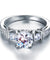 Vintage Style 1.25 Carat Simulated Diamond 925 Sterling Silver Wedding Engagement Ring-Bijoux Pour Elle