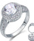 Vintage Style 2 Carat Simulated Diamond 925 Sterling Silver Wedding Engagement Ring-Bijoux Pour Elle