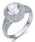 Vintage Style 2 Carat Simulated Diamond 925 Sterling Silver Wedding Engagement Ring-Bijoux Pour Elle