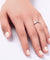 Classic Simulated Diamond Sterling 925 Silver Wedding Ring-Bijoux Pour Elle