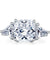 Cushion Cut 4 Carat Solid 925 Sterling Silver Ring Party Luxury Jewelry Simulated Diamond-Bijoux Pour Elle