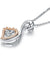 Dancing Stone Necklace 925 Sterling Silver Good for Wedding Bridesmaid Gift-Bijoux Pour Elle