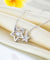 Dancing Stone Stars Necklace Solid 925 Sterling Silver New Style 2017 Simulated Diamond-Bijoux Pour Elle