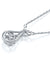 Dancing Stone Water Drop Necklace 925 Sterling Silver Simple Elegant-Bijoux Pour Elle