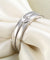 Heart Simulated Diamond 2-Pc Sterling 925 Silver Wedding Ring Set-Bijoux Pour Elle