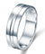 High Polished Plain Men's Sterling 925 Silver Wedding Band Ring-Bijoux Pour Elle