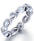 Marquise 925 Sterling Silver Ring Eternity Band Wedding Jewelry-Bijoux Pour Elle