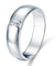 Men's Wedding Band Simulated Diamond Sterling 925 Silver Ring-Bijoux Pour Elle